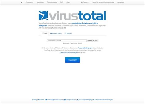 virusotal|virustotal deutsch.